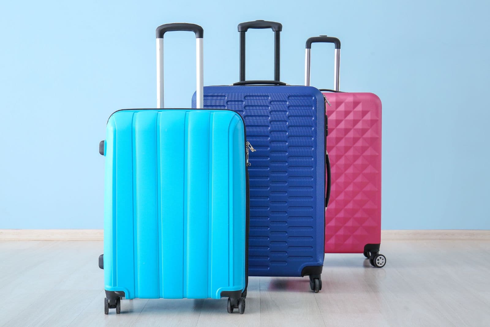 Pine Kids Trolley Luggage Bags Blue - 22 inch [+info]