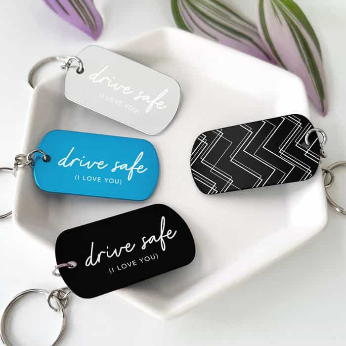 "Drive Safe" Keychain