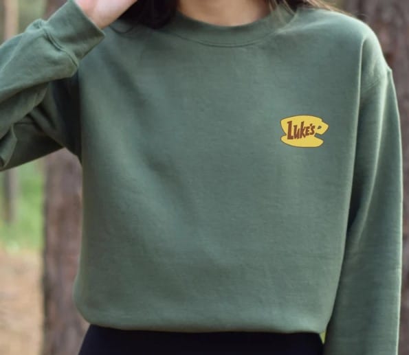 Embroidered Luke's Diner Sweatshirt